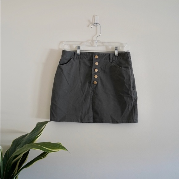 Button Up High Waisted Skirt - Picture 1 of 1